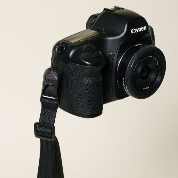 COMBO - Camera Wrist & Neck Strap SILVER & BLACK w/ Peak Design Anchors - Picture 10 of 12